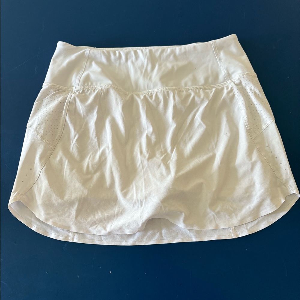 Athleta White Skort with A-line Silhouette